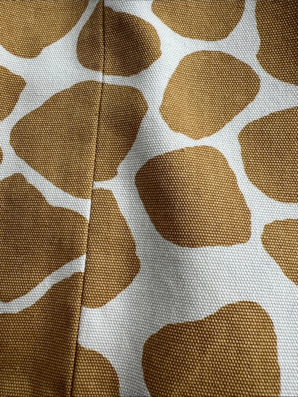 J. Crew Cotton Off White with Allover Print Mini Skirt with Pockets Size 4